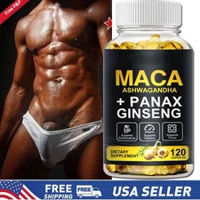 #1 BEST-MALE ENLARGER THICKER LONGER BIGGER 3" GROWTH ENLARGEMENT 120 CAPSULES