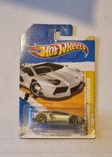 Hot Wheels Lamborghini Aventador 2012 Hw Premiere 12/50 silver 12/247