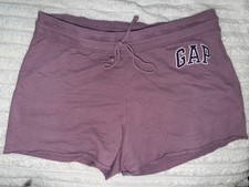 GAP Purple Sweat Shorts Women s Size Large Dr...