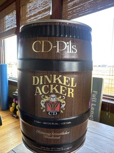 🔥 DINKEL ACKER CD~PILS EMPTY 5 LITER MINI BEER KEG GERMANY EMPTY CAN