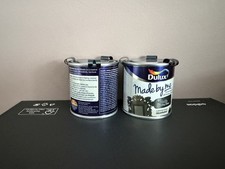 Dulux Made By Me Metallic Stunning Silver 125ml Hobby craft Paint x2