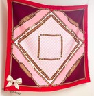 Gucci Bit Print Satin Silk Women Red Scarf 36 × 36 in — photo 3
