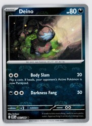Deino (Master Ball Pattern) 065/086 SV: White Flare