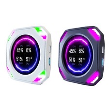 USB Power PC Case Screen Customizable ARGB Temperature Monitor Accessory
