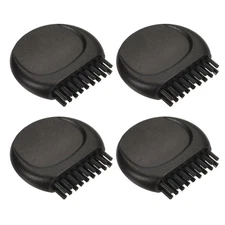 8Pcs Mini Golf Club Brush for Cleaning Portable Pocket Dust Groove Cleaner Black