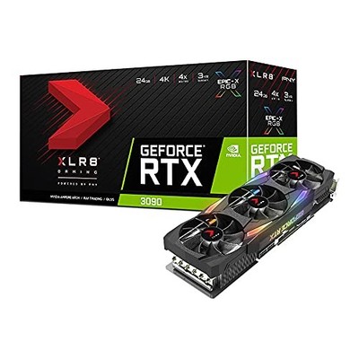 PNY GeForce RTX 3090 XLR8 24GB GDDR6X Grafikkarte Triple Fan
