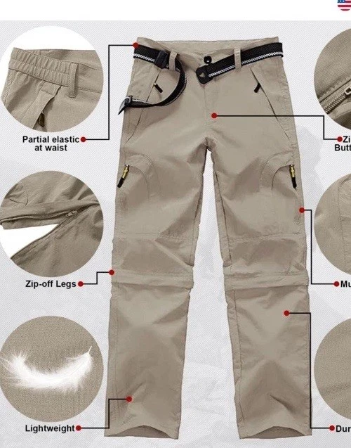 Hiking Cargo Women Khaki Pants Tactical SZ 18 Side Zipper Elastic Waist Gorpcore - Image 3 of 4