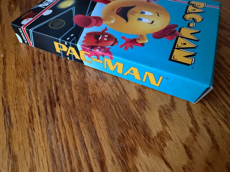 circle seal Pac-Man complete in box nintendo nes pacman poster factory nr-MINT - Image 4 of 4