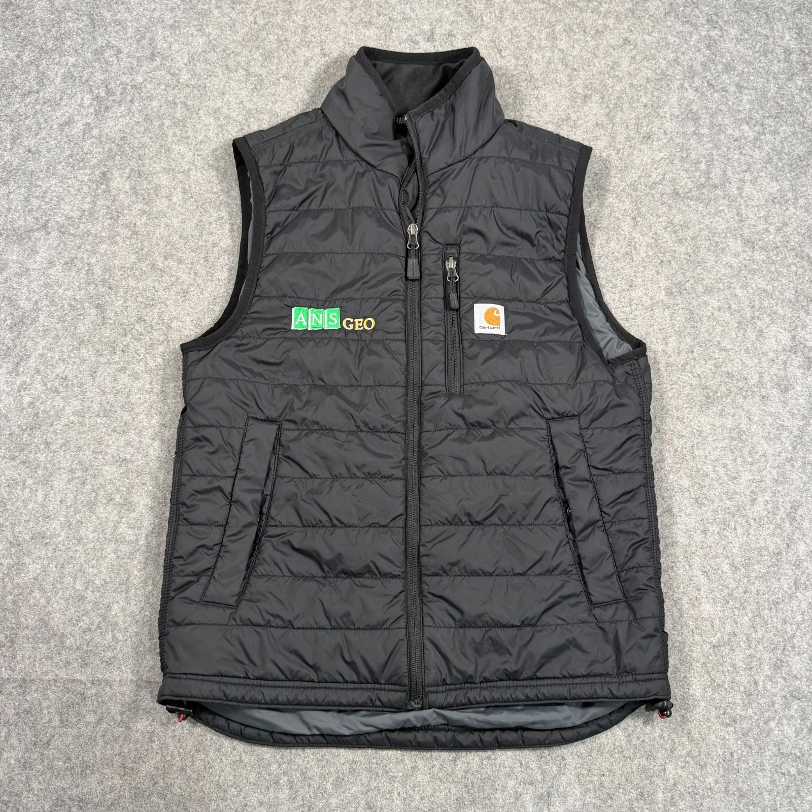 Carhartt Black Insulated Lightweight Gilliam Defender Vest Men's Size Small