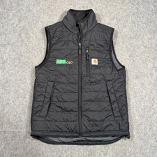Carhartt Black Insulated Lightweight Gilliam Defender Vest Men's Size Small