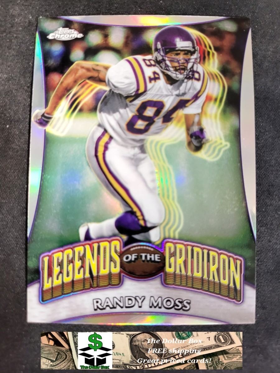 2024 Topps Chrome Randy Moss LEGENDS GRIDIRON REFRACTOR card #LOG