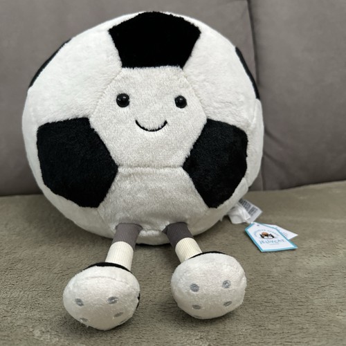 Jellycat Amuseables Sports Fußball Football plüsch mit Etikett unbespielt Neu