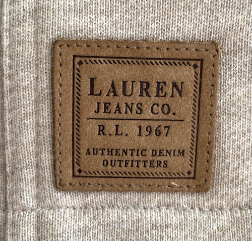 NWT Lauren Jean Co Ralph Lauren - Womens 3X-French Terry Hooded Jacket -Oatmeal - Picture 3 of 14