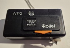 Rollei A110 Tessar 1:2.8 f=23mm Camera Kamera Germany 