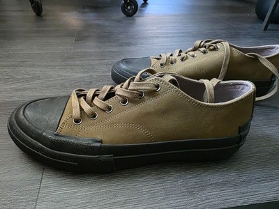 All Saints Redd Suede Low Top Trainers Suede Olive Green 9