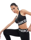 Nike Women's Pro Indy Plunge Medium-Support Padded Sports Bra Black XL LN/WOT