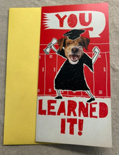 Graduation Money/Gift Card Greeting Card W/ Envelope ~ You Earned It!