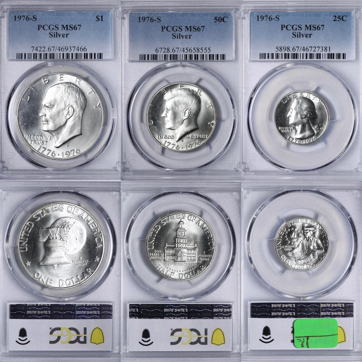 MS 67 Graded 1976 Eisenhower Dollars (1971-1978) for sale | eBay