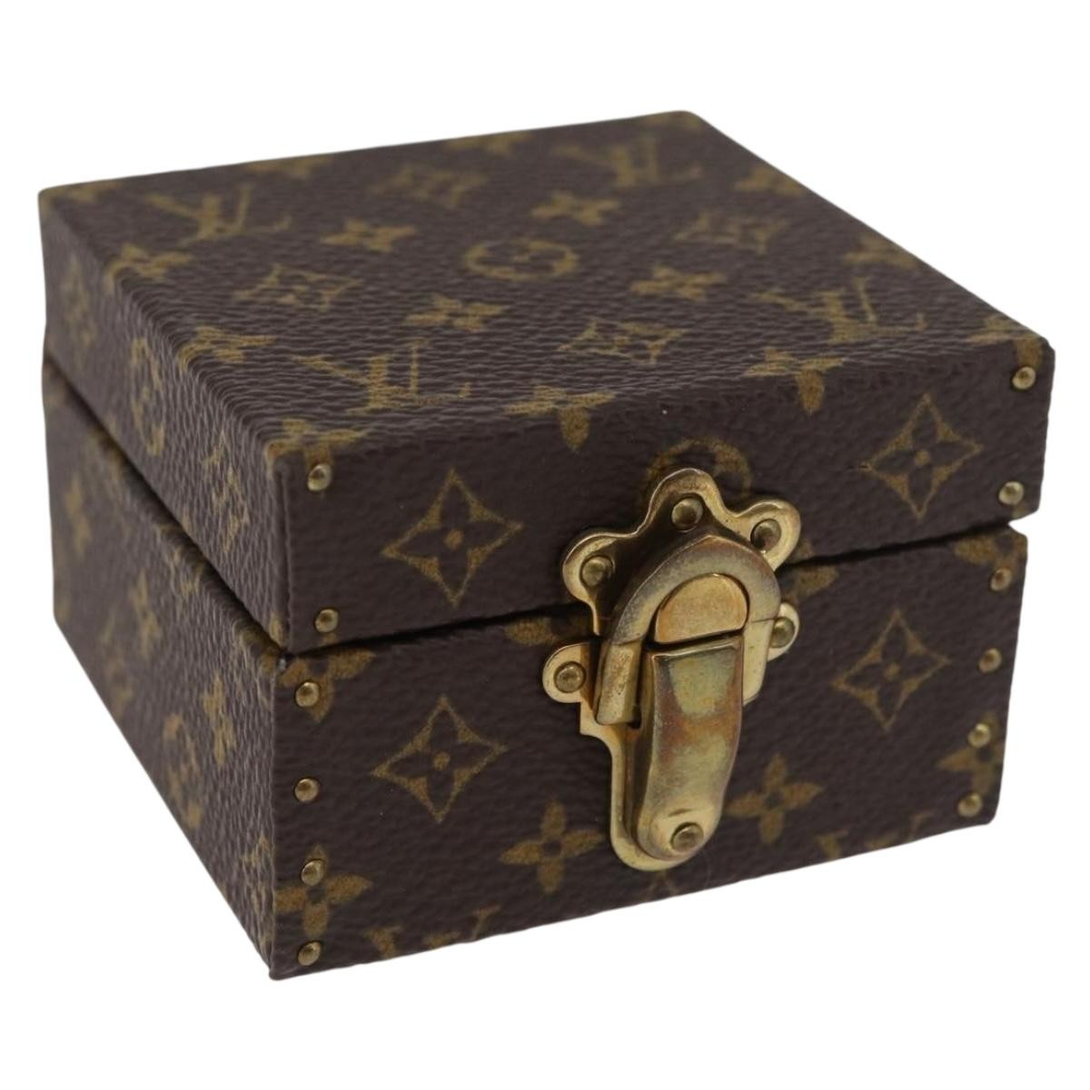 LOUIS VUITTON Monogram Case Eccrine Declaration Jewelry Box M21010