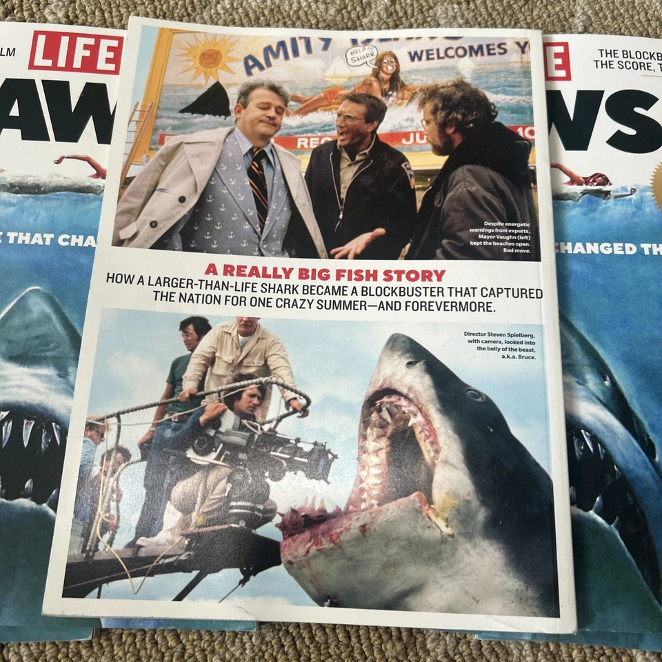 Life Magazine August 2025 Jaws Steven Spielberg the Movie that Changed World FS - Image 3 of 4