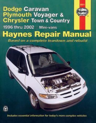 SEALED Haynes Repair Manual - #30011 Dodge Caravan Plymouth Voyager & Chrysler - Imagen 1 de 1