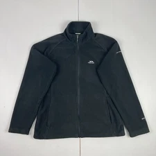 TRESPASS Fleece Medium Black Full Zip Womens Jacket Zip Pockets