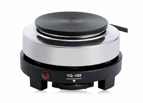 500W Edelstahl Mini Elektroherd Backofen zum Kochen mit Kaffeemaschine - Bild 7 von 7