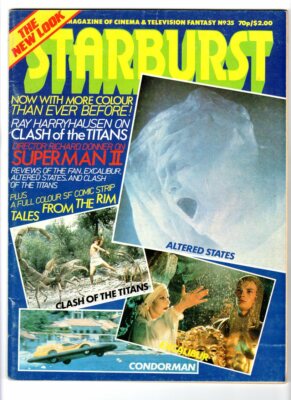 WoW! Starburst #35 Plan 9 From Outer Space! Clash Of The Titans! Altered State  
