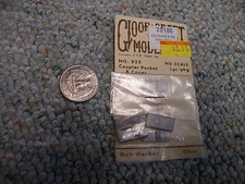 Gloor Craft HO detail parts #825 Coupler pocket and cover 1 pair  K63