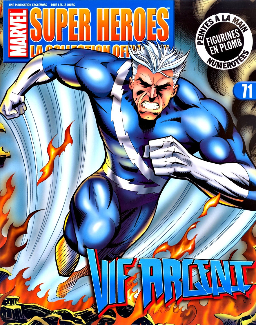 Marvel Super Héroes Mercurio 71 Revista Figura Eaglemoss Cómics TV