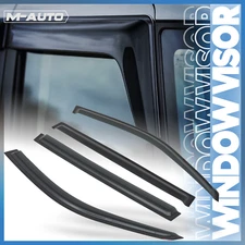Tape-On Window Visor Shade Vent Rain Deflector Guard for 01-07 Toyota Highlander