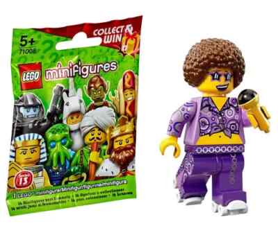 FIGURINE MINIFIGURE LEGO SERIE 13 71008 N°13 LA DIVA DU DISCO