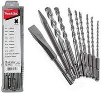 Makita D-46361 Sds-Plus Bohrer / Meissel Set Bohrersatz Spitzmeissel 10 Stk.
