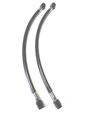 4an 12 Nitrous Oxide Stainless Braided Hose 4an To 3an Black Cover And End Pair 4an 12 Nitrous Oxide Stainless Braided Hose 4an To 3an Black Cover And End Pair