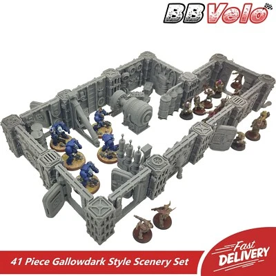 BB-VELO Gallowdark Style Space Hulk Boarding Actions Scenery Set WH40K Killzone Terrain