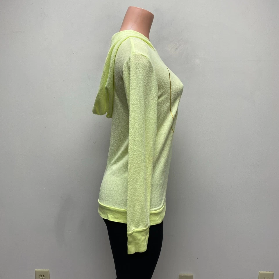 Wildfox женщин лайм зеленый длинным рукавом графический любовь зелье No 9 пуловер толстовка с капюшоном XS - Изображение 4 из 4