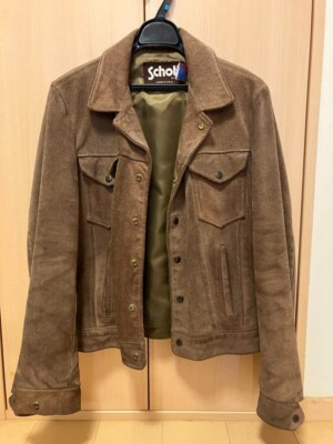チ*ワ様 vtg schott suede leather bomber jac Schott suede leather jacket, camel, 90s vintage Size L | eBay
