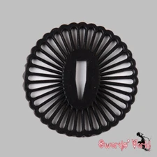 Iron Tsuba Black Hand guard For Japanese Katana Wakizashi Sword maintenance