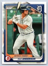 MAX ANDERSON  TIGERS    2024 BOWMAN PROSPECTS #BP-128