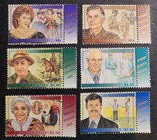 N. Zealand 1995 Famous N. Zealanders set  MUH  F8