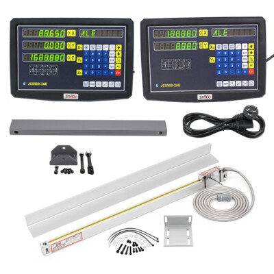 2 3 Achsen Digitalanzeige DRO lineare Skala Scale Hohe Präzision 50-1000mm Lathe