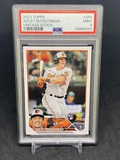 2023 Topps Series 1 Adley Rutschman #250 Vintage Stock 3/99 - PSA 9 Orioles