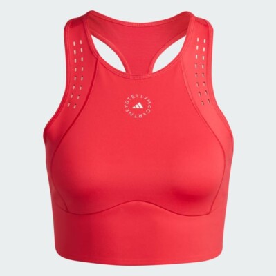 Adidas Damen Active Pink Stella McCartney True Purpose Crop Top UVP 60£