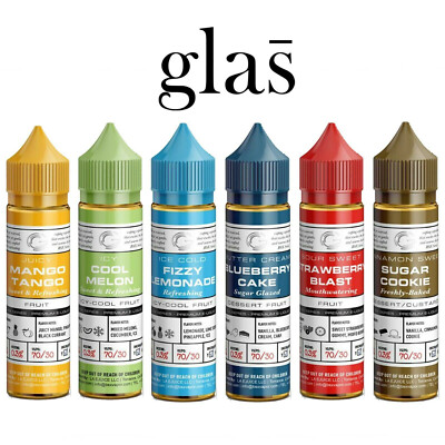 Glas Basix Series 0mg E Liquid Vape Juice by Glass Vapor 70/30 VG/PG | eBay  UK