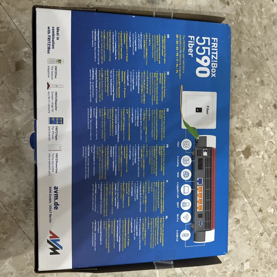 AVM FRITZ!BOX 5590 FIBER XGS-PON - Immagine 4 di 4