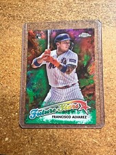 2023 Topps Chrome Update Future Stars Green # FSU-20 Francisco Alvarez RC 38/99