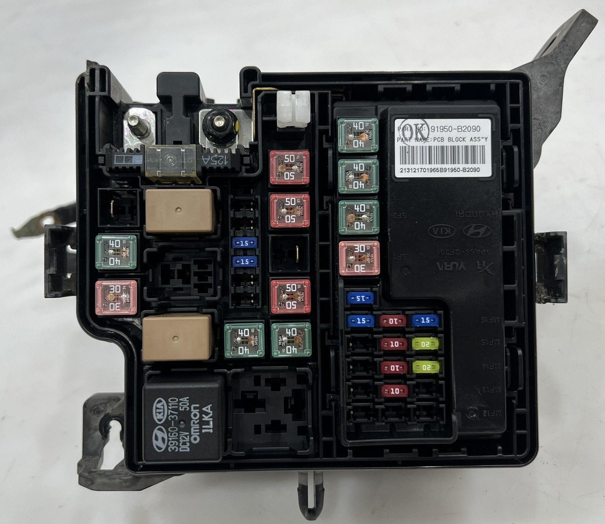 2014 Kia Soul 1.6L Engine Bay Fuse Box Relay Box Junction Block OEM  91419B2500