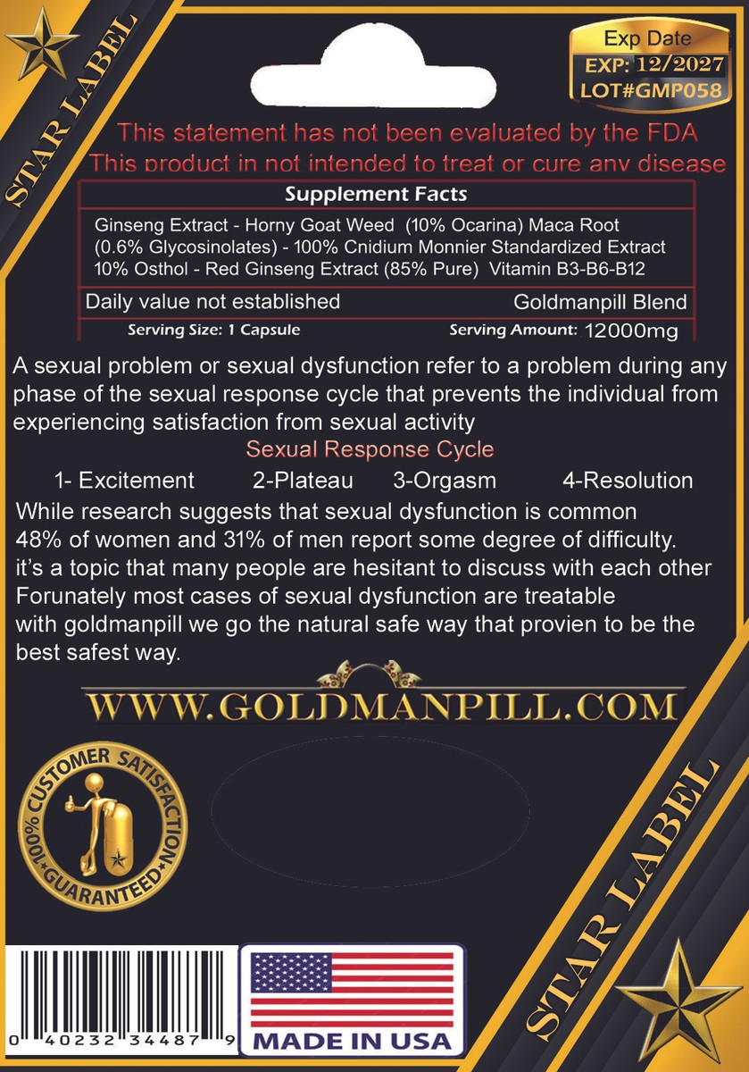 6000MG GOLDEN MAN 10 CAPSULES | eBay