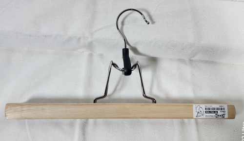13 - Ikea Wooden Pant Hangers Non Slip 21563 Home Organization