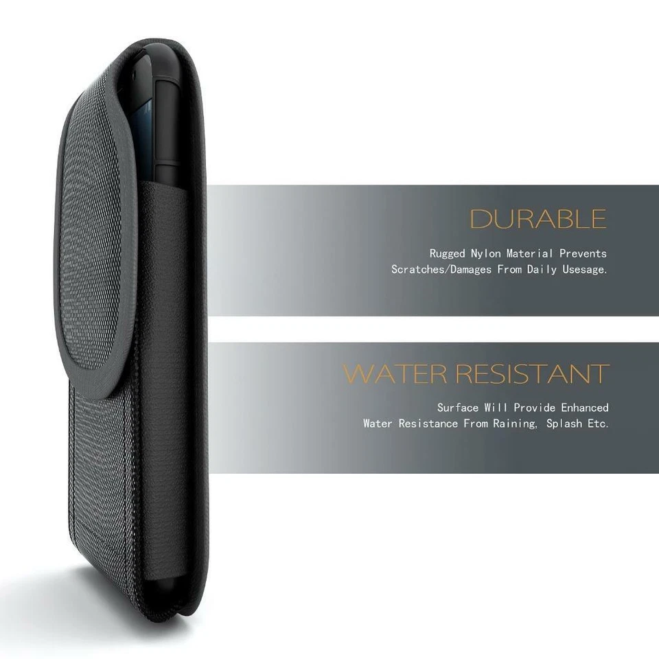 Funda con clip para cinturón resistente de nailon para ZTE Blade Z MAX / Sequoia / Zmax Pro 2 NUEVO Foto 3 de 4